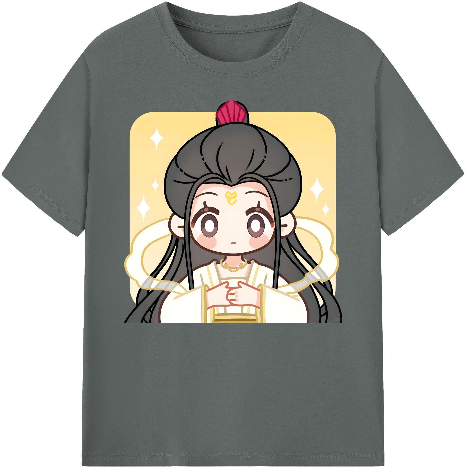 （画像用） Ne Zha 2 ナタ 魔童の大暴れ 綿100％ メンズ半袖Tシャツ｜肌触りやわらか＆通気性